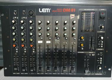 Mixer LEM DM81 – Stereo Disco Mixer Vintage