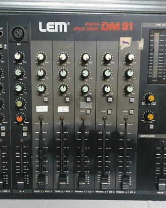 Mixer LEM DM81 – Stereo Disco Mixer Vintage
