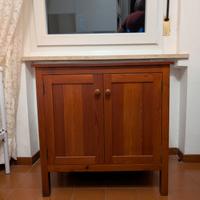 Comodino Credenza in legno massiccio