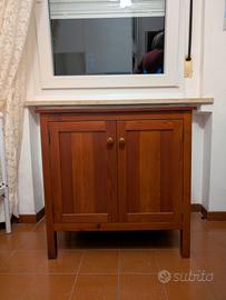 Comodino Credenza in legno massiccio