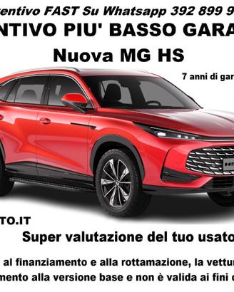 Nuova MG HS Hybrid NUOVA DA IMMATRICOLARE !
