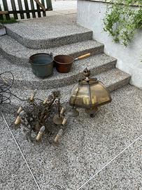 Lampadari ottone