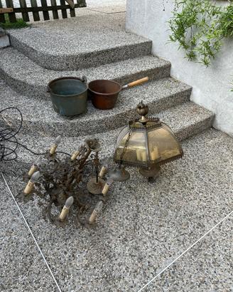 Lampadari ottone