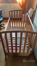 LETTINO PALI COMPLETO SBARRE REGOLABILI.