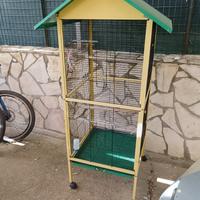 Gabbia voliera e gabietta