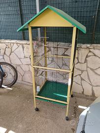 Gabbia voliera e gabietta