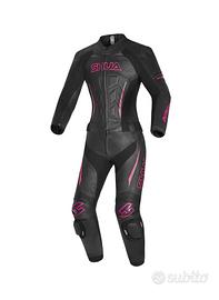Tuta pelle moto donna