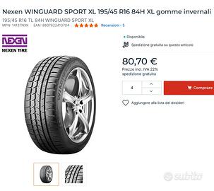 Nexen WINGUARD SPORT XL 195 45 R16 84 H XL neve 4