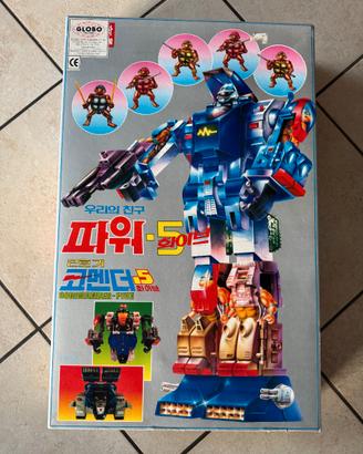 COMMANDER-FIVE - TARTARUGHE NINJA - GLOBO - 1989