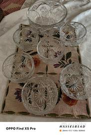 coppette da macedonia in cristallo