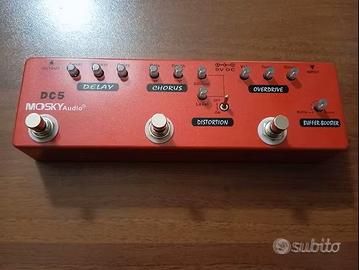 Pedaliera multieffetto Mosky Audio DC5