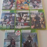 8 Giochi Xbox 360 in blocco 30€