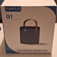 Mini Proiettore Portatile con schermo +MAI USATO+