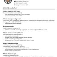 Facchino piani manutentore