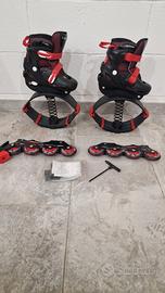 Pattini a rotelle e stivali rimbalzanti 2 in uno