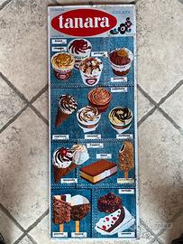 Insegna tabella gelati Tanara