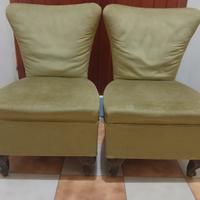 coppia divanetti singoli vintage fatti su misura