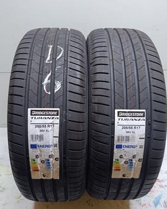 2 GOMME 205 55 17 BRIDGESTONE 2024 NUOVE RIFD6