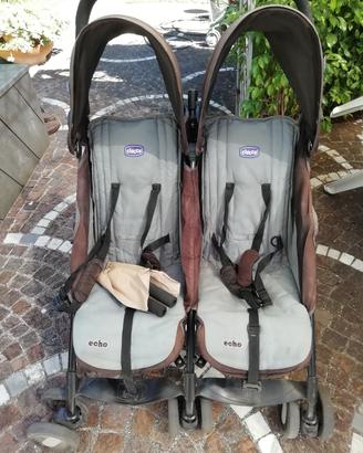 Passeggino gemellare Chicco Echo Twin 
