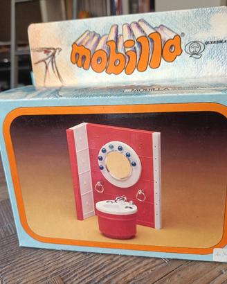 Mobilla Querzola specchio e lavandino casa bambole