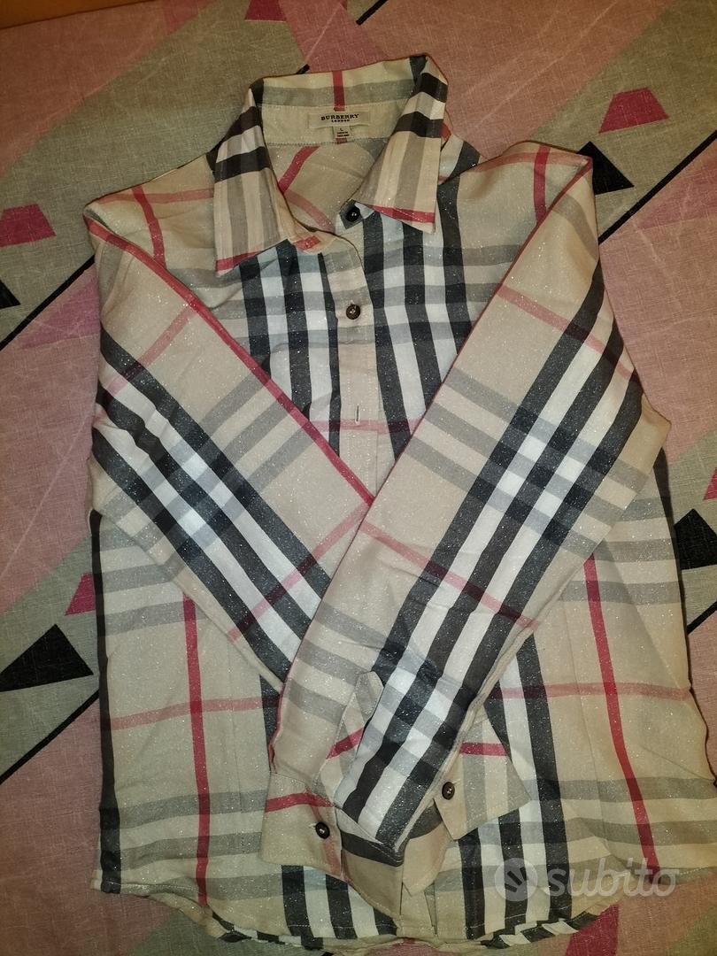 Camicia burberry outlet rossa