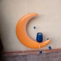 Lampadario luna in legno