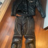 tuta moto pelle supermotard pista