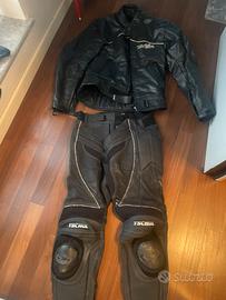 tuta moto pelle supermotard pista