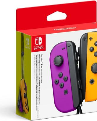 Nintendo Controller Switch  Joycon Viola Arancio