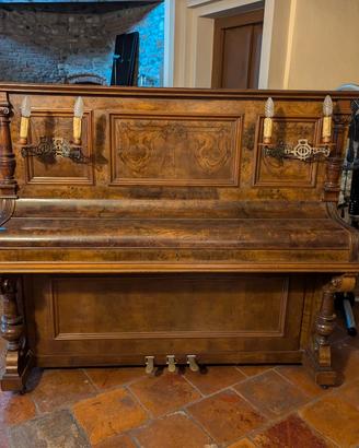 pianoforte a muro fine '800