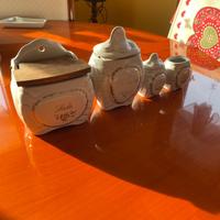 Vasetti da cucina vintage