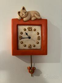 Orologio parete pendolo ceramica thun