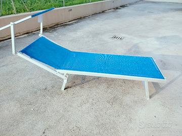 lettino mare , piscina ,con cuscino 