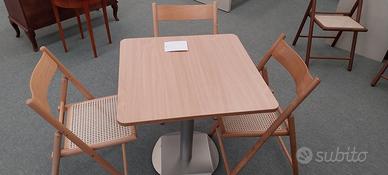 Tavolo CALLIGARIS  a colonna, misure 70x70.
