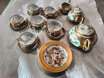 Servizio da te cinese in fine porcellana