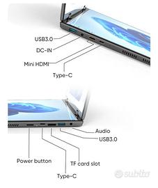 Laptop doppio schermo touch 32GB RAM 512GB SSD