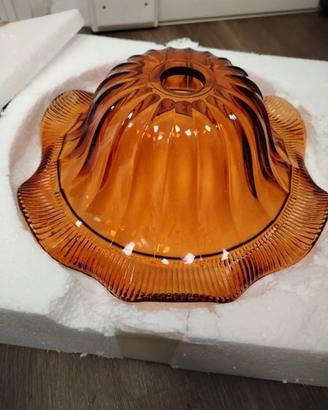 lampadario arancione a sospensione