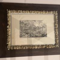 Stampa incorniciata di Architetto Piranesi