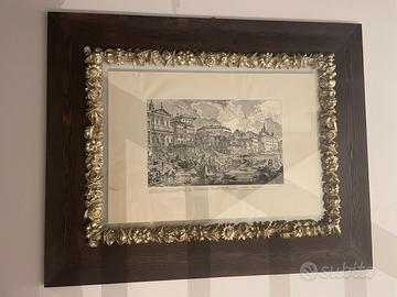Stampa incorniciata di Architetto Piranesi