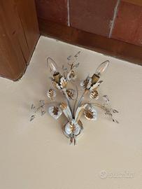 Applique Lampada da muro ferro battuto
