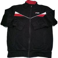 Felpa Fila Nera Taglia S -Unisex Zip Intera Ottime