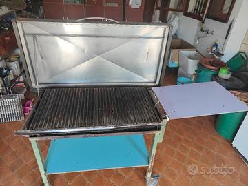 BBQ griglia a legna e carbonella