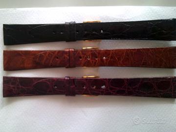 Set 3 cinturini Morellato in coccodrillo brasile