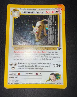 Giovanni's Persian Holo Gym Challenge 8/132