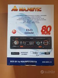 Majestic autoradio 80 watts SCD 221 Rds mp3 usb