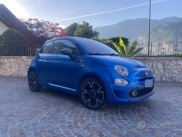 FIAT 500 S in BLU ITALIA neo patentati