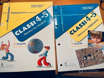Geografia 4/5 primaria materiali e schede