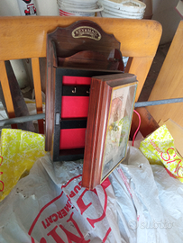 Orologio appendi chiavi legno portachiavi parete