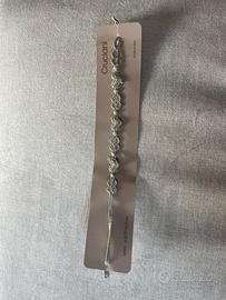 Braccialetto Cruciani “Amore e Fortuna” grigio