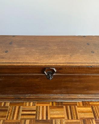 Baule / Cassapanca Vintage in Legno Massello